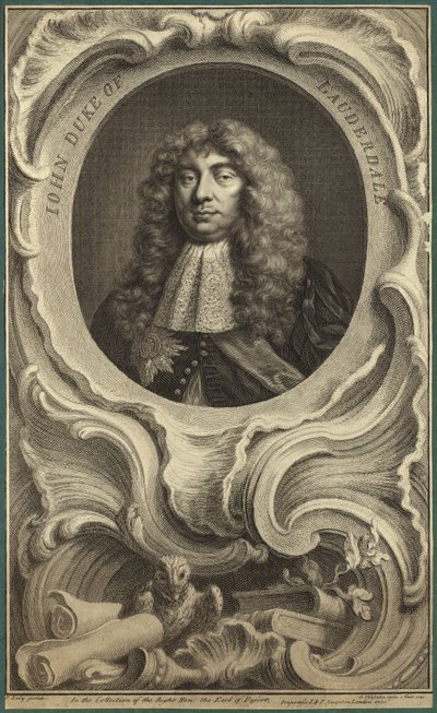 Portret van Sir John Maitland, Hertog van Lauderdale door Peter Lely